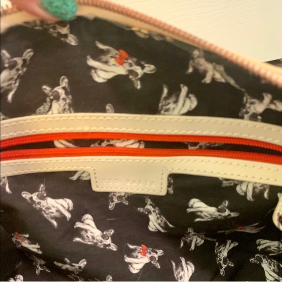 Ted Baker Light Pink & Rose Gold Handbag Bag Purse - Picture 9 of 11